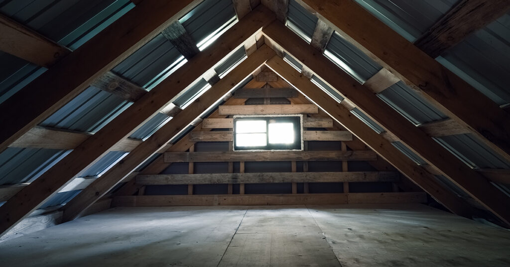 Attic interior